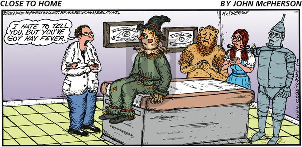Close to Home on Sunday April 27, 2025 Comic Strip