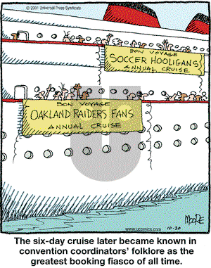In the Bleachers on Saturday October 20, 2001 Comic Strip