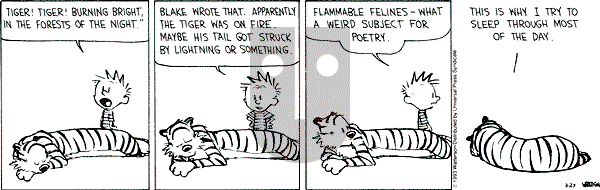 Calvin and Hobbes - Saturday March 27, 1993 Comic Strip