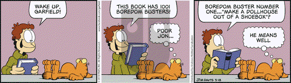 Garfield on Monday March 18, 2019 Comic Strip