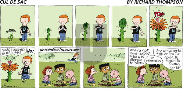 Cul de Sac on Sunday April 28, 2013 Comic Strip