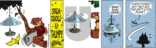 Over the Hedge on Saturday October 23, 2010 Comic Strip