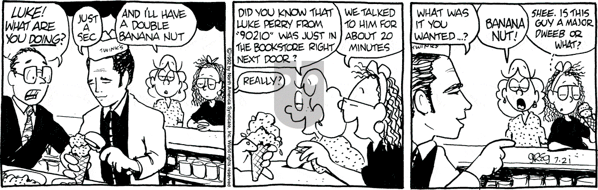 Luann - Tuesday July 21, 1992 Comic Strip