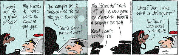 The Knight Life - Friday December 26, 2008 Comic Strip