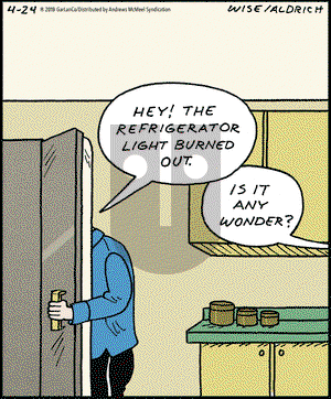 Real Life Adventures on Wednesday April 24, 2019 Comic Strip