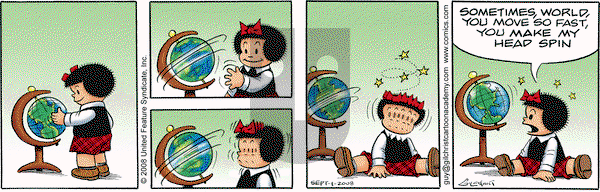 Nancy on Monday September 1, 2008 Comic Strip
