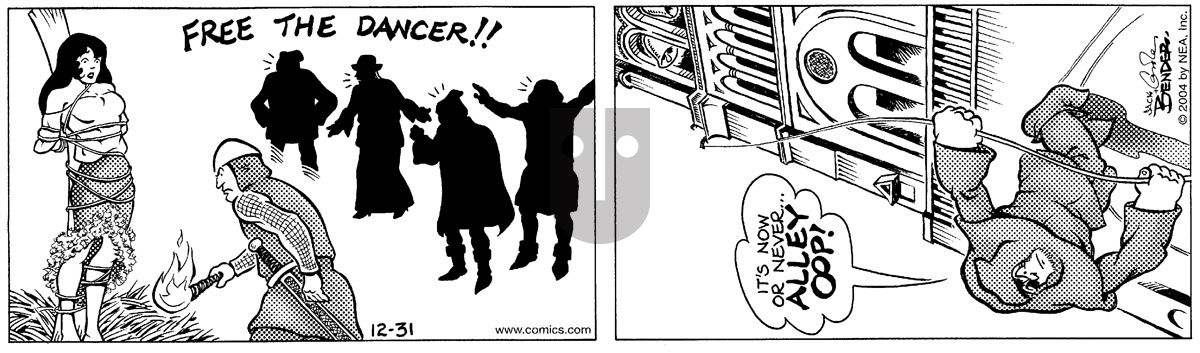 Alley Oop - Friday December 31, 2004 Comic Strip