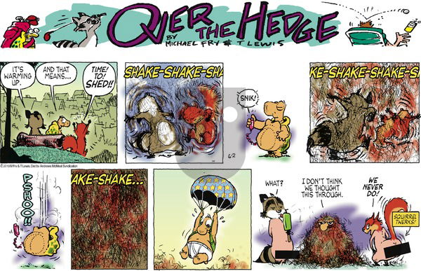 Over the Hedge on Sunday June 2, 2019 Comic Strip