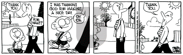 The Buckets on Saturday December 9, 2000 Comic Strip