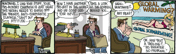 Monty on Saturday April 22, 2017 Comic Strip