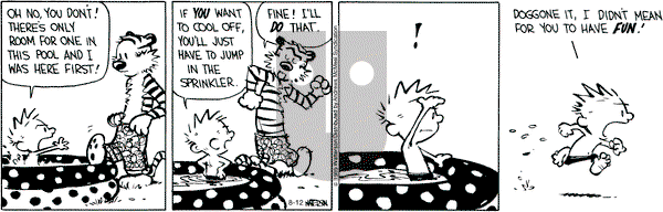 Calvin and Hobbes - Monday August 12, 2019 Comic Strip