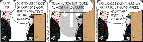 The Born Loser on Wednesday July 27, 2011 Comic Strip
