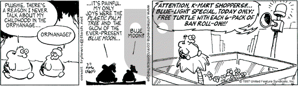 Over the Hedge on Monday July 7, 1997 Comic Strip
