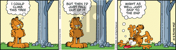 Garfield - Tuesday March 10, 2015 Comic Strip