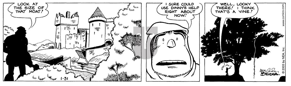 Alley Oop - Friday January 31, 2003 Comic Strip