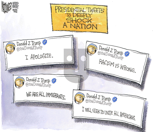 Matt Davies on Tuesday July 16, 2019 Comic Strip