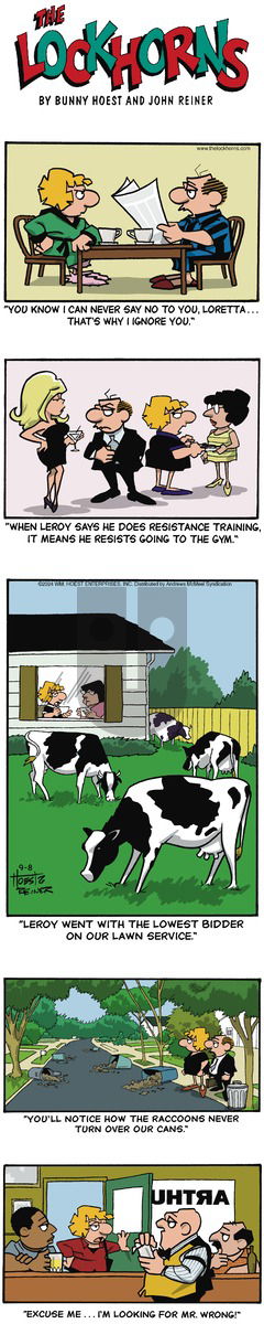 The Lockhorns - Sunday September 8, 2024 Comic Strip