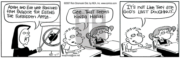 Soup to Nutz - Old on Thursday September 27, 2007 Comic Strip