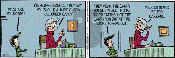 Grand Avenue on Wednesday October 26, 2016 Comic Strip