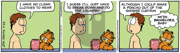 Garfield on Wednesday July 22, 2009 Comic Strip