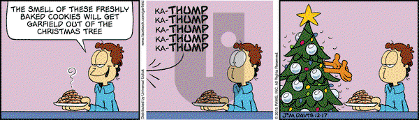 Garfield on Thursday December 17, 2015 Comic Strip