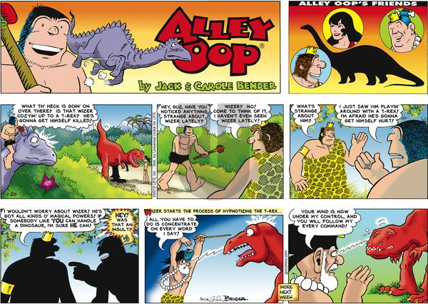 Alley Oop on Sunday January 20, 2013 Comic Strip