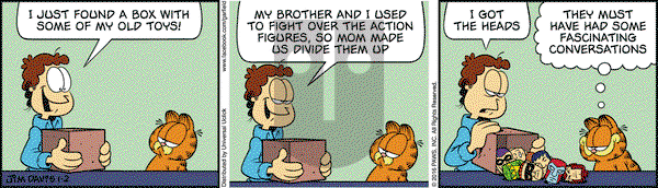 Garfield on Saturday January 2, 2016 Comic Strip