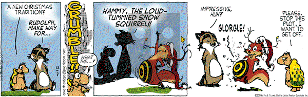 Over the Hedge on Monday December 7, 2009 Comic Strip