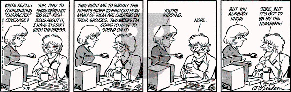 Doonesbury on Tuesday May 19, 1987 Comic Strip