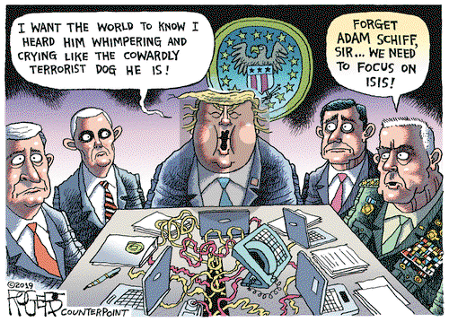 Rob Rogers on Friday November 1, 2019 Comic Strip