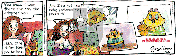 Breaking Cat News on Friday January 26, 2018 Comic Strip