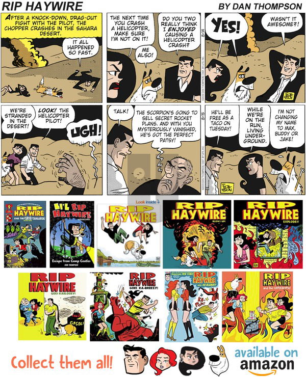 Rip Haywire on Sunday August 5, 2018 Comic Strip