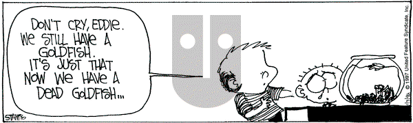 The Buckets on Saturday January 3, 1998 Comic Strip