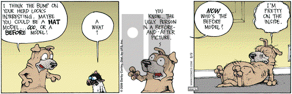 Get Fuzzy on Wednesday August 9, 2006 Comic Strip