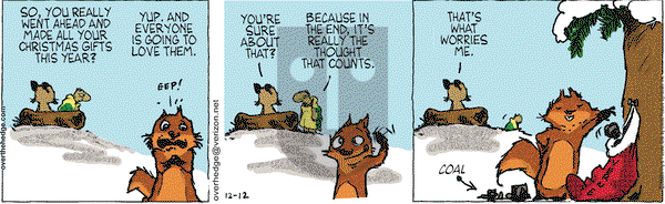 Over the Hedge on Friday December 12, 2008 Comic Strip