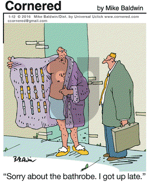 Cornered on Tuesday January 12, 2016 Comic Strip