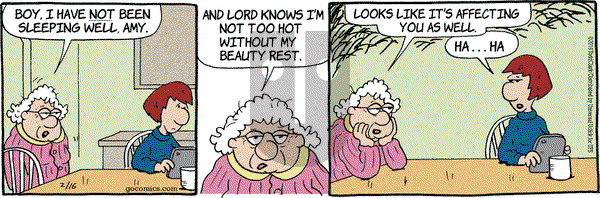 Lola on Tuesday February 16, 2016 Comic Strip