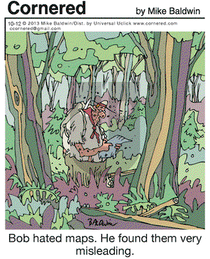 Cornered on Saturday October 12, 2013 Comic Strip