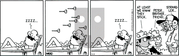 FoxTrot - Tuesday July 7, 1992 Comic Strip