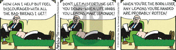 The Born Loser on Saturday October 18, 2014 Comic Strip