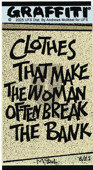 Graffiti on Saturday June 21, 2025 Comic Strip