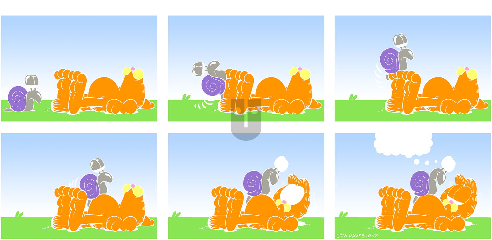 Garfield on Sunday October 12, 2014 Comic Strip