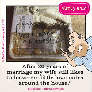 Aunty Acid on Wednesday January 24, 2018 Comic Strip