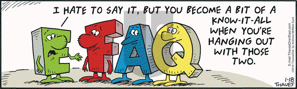 Frank and Ernest on Friday January 18, 2019 Comic Strip