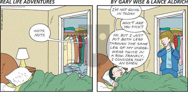 Real Life Adventures on Sunday November 7, 2010 Comic Strip