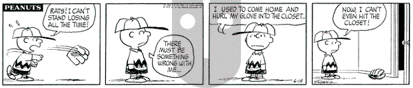 Peanuts - Thursday June 18, 1970 Comic Strip
