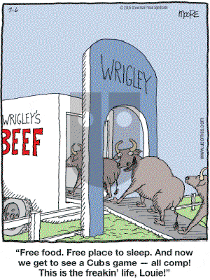 In the Bleachers - Wednesday July 6, 2005 Comic Strip