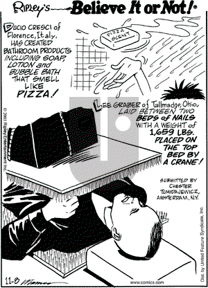 Ripley's Believe It or Not on Saturday November 8, 2003 Comic Strip