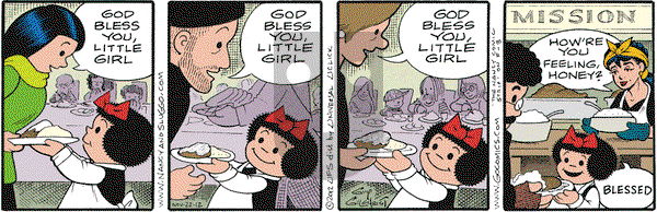 Nancy on Thursday November 22, 2012 Comic Strip