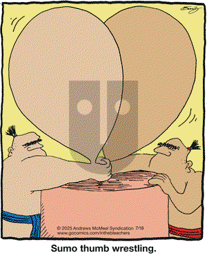 In the Bleachers on 2025-07-18 Comic Strip